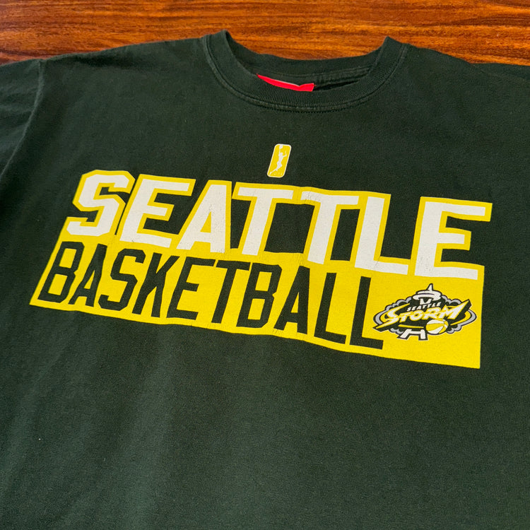 WNBA Signed Seattle Storm Basketball Tee Sz S
