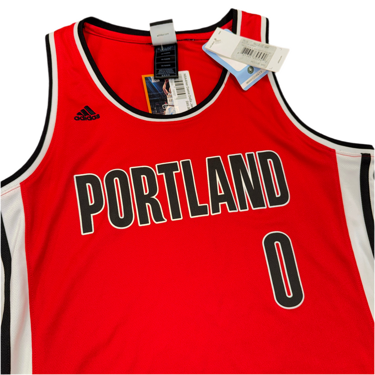 NWT NBA4Her Portland Trail Blazers Damian Lillard Jersey Sz M