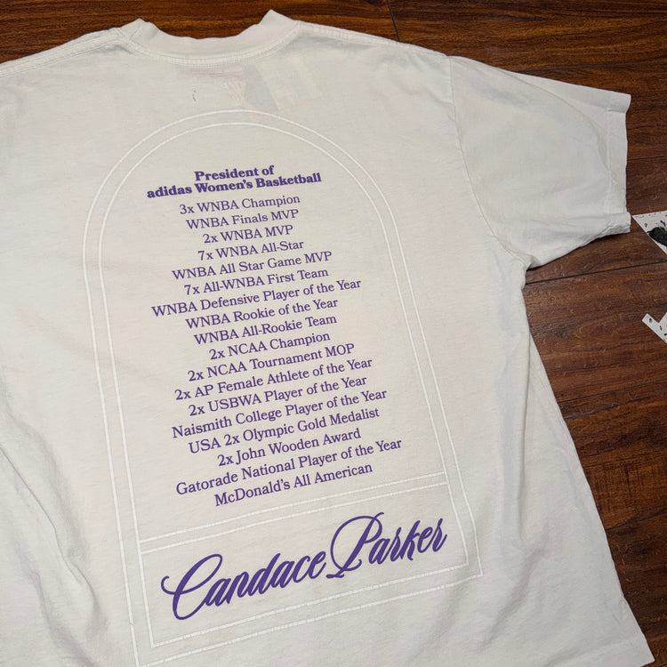 Adidas Candace Parker Accolades Tee Sz L