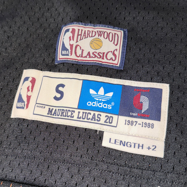 Rare Adidas Hardwood Classics Portland Trail Blazers Maurice Lucas Jersey Sz S