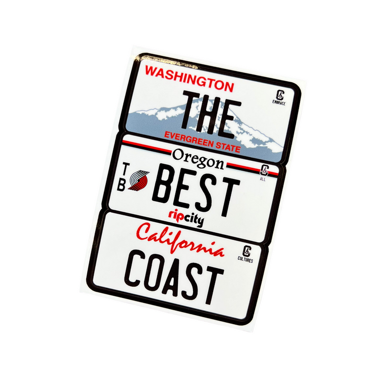 The Best Coast “Rip City” Sticker by Cultural Blends