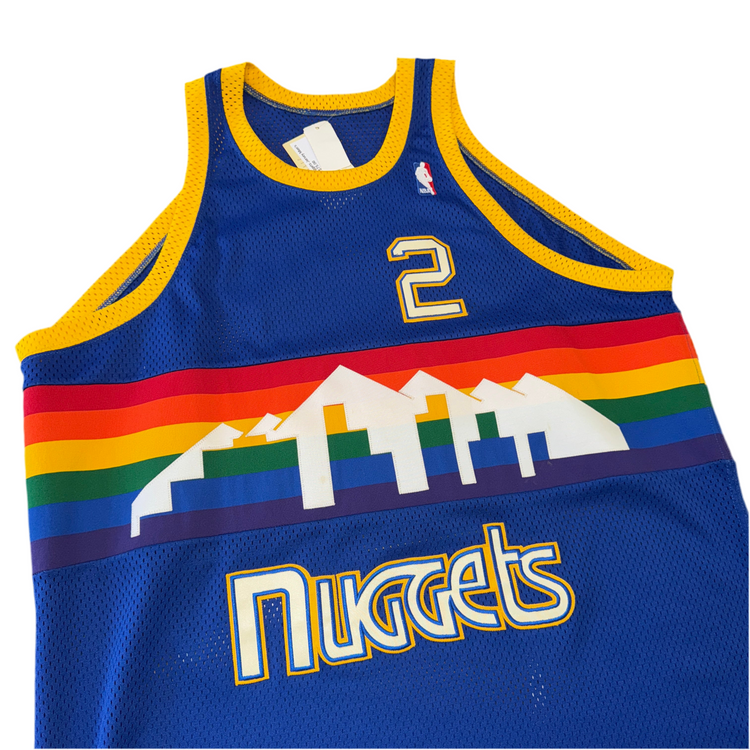 NWT Alex English Denver Nuggets Jersey Sz 2X
