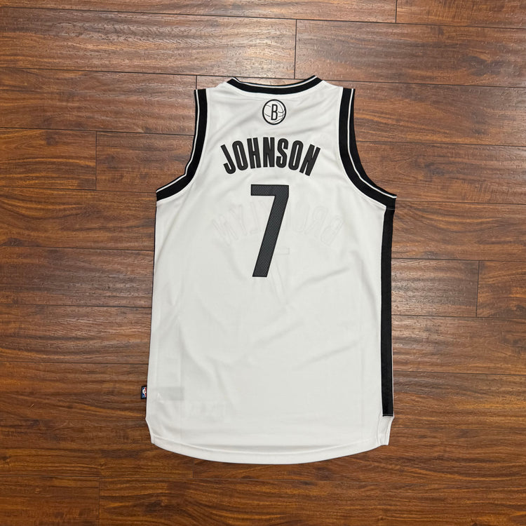 Adidas 2014-15 Brooklyn Nets Joe Johnson Jersey Sz S + 2”