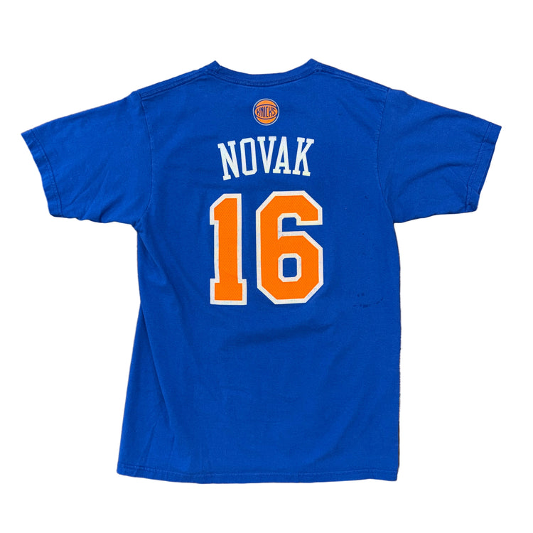 Adidas New York Knicks Steve Novak Jersey Tee Sz M