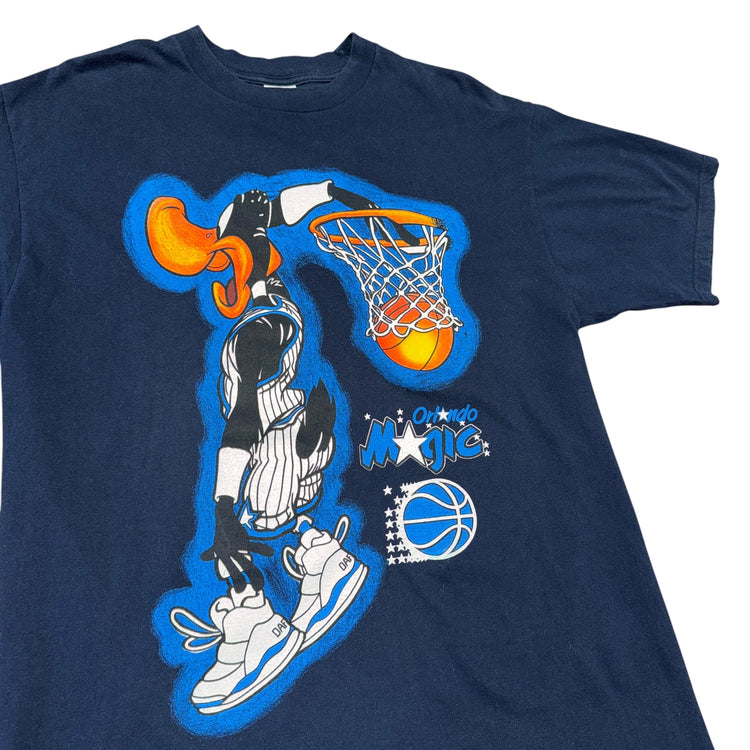 Jerzees Looney Tunes Daffy Duck Orlando Magic Tee Sz XL