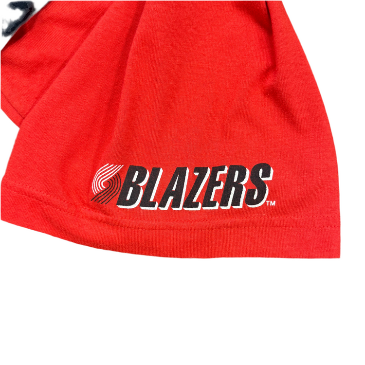 Logo 7 Portland Trail Blazers Hoodie Tee Sz L