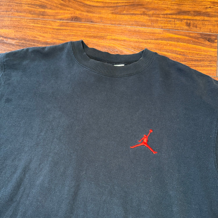 90's Nike X Jordan Embroidered Tee Sz L