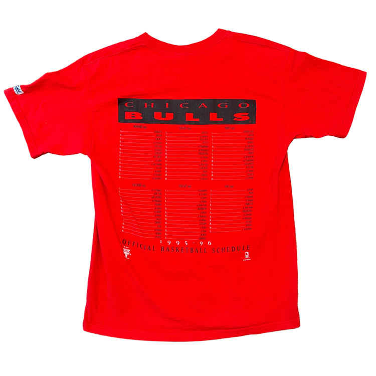 Lee 1995-1996 Chicago Bulls Schedule Sz L