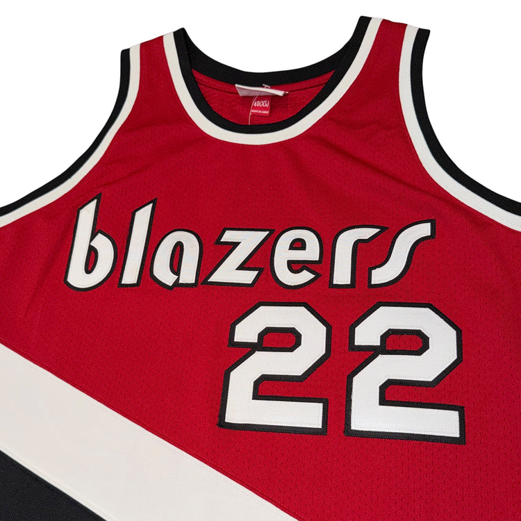 Mitchell & Ness Hardwood Classic 1983-84 Portland Trail Blazers Clyde Drexler Alternate Jersey Sz XL