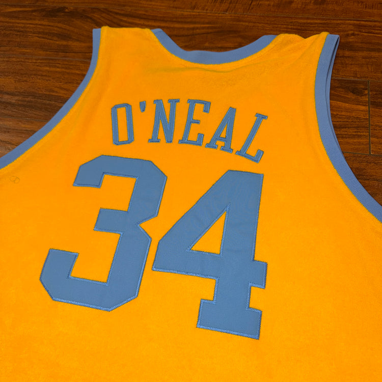 Reebok Los Angeles Lakers Shaq Towel Jersey Sz XL