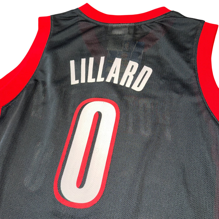 NBA Portland Trail Blazers Damian Lillard Away Jersey Sz YL