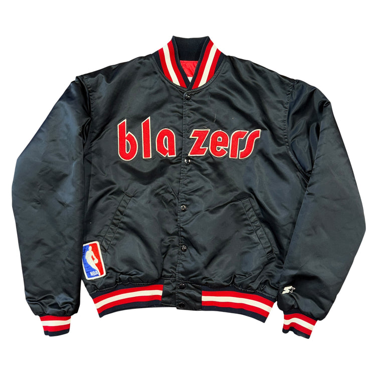 Starter 80's Portland Trail Blazers Satin Jacket Sz L