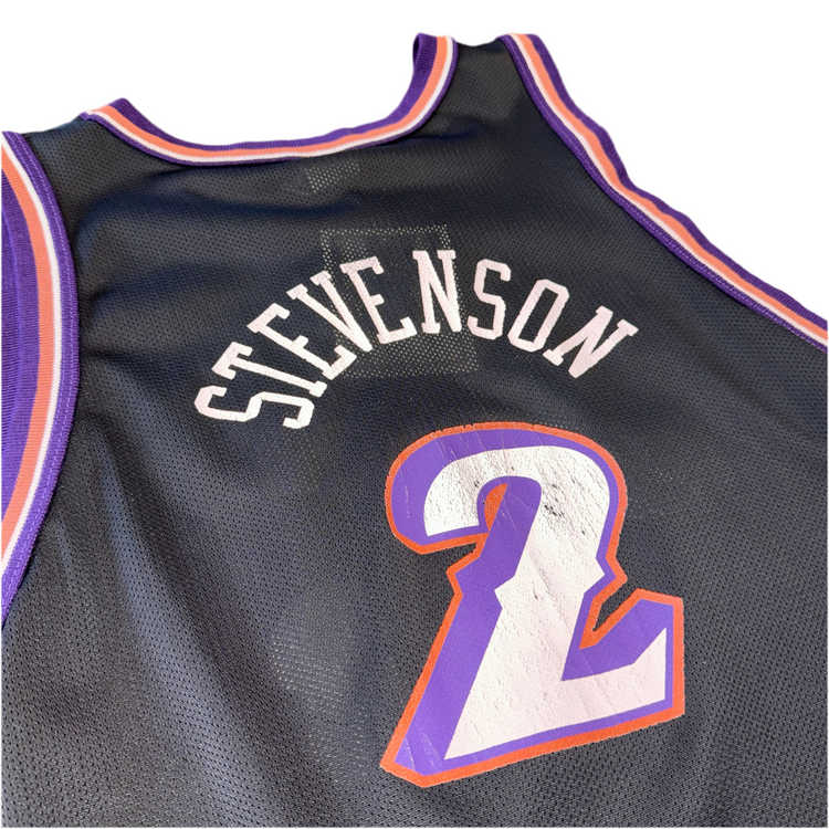 Champion Utah Jazz Deshawn Stevenson Jersey Sz YXL