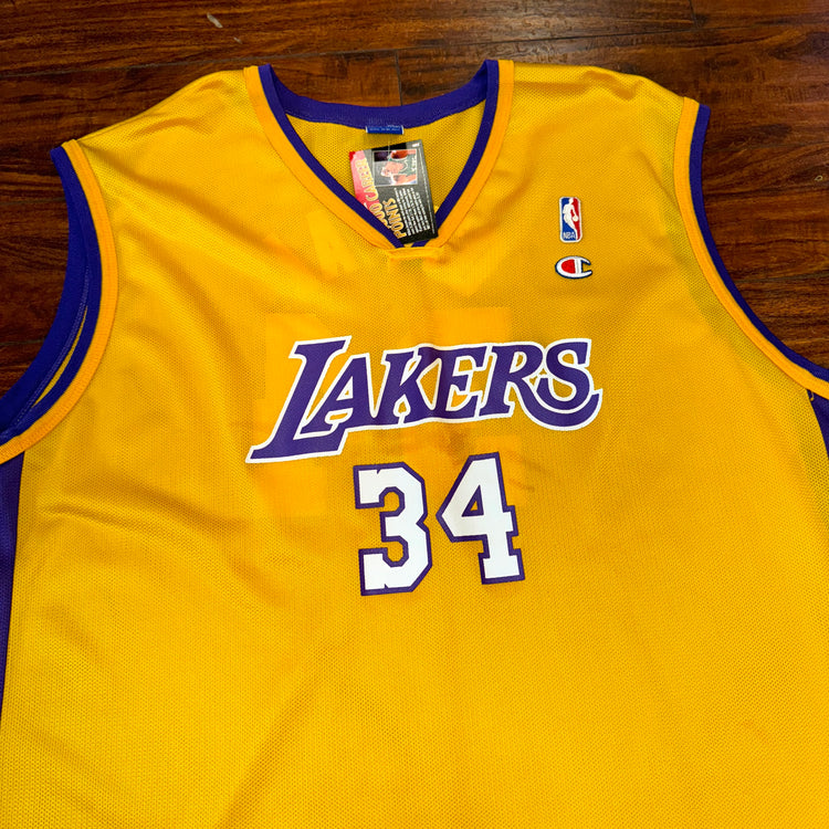 Champion Los Angeles lakers Shaquille O’Neal Jersey Sz 2X￼