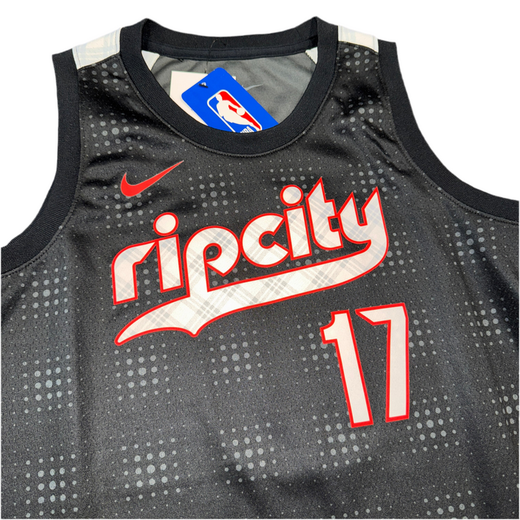 NWT Nike Portland Trail Blazers Rip City Shaedon Sharpe Jersey Sz YM