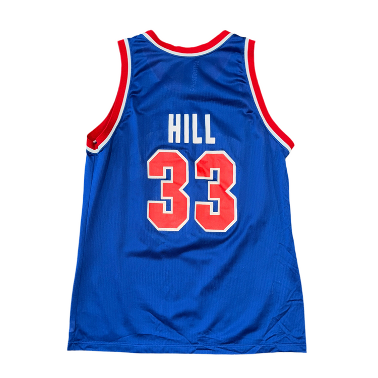 Champion Detroit Pistons Grant Hill Jersey Sz XL