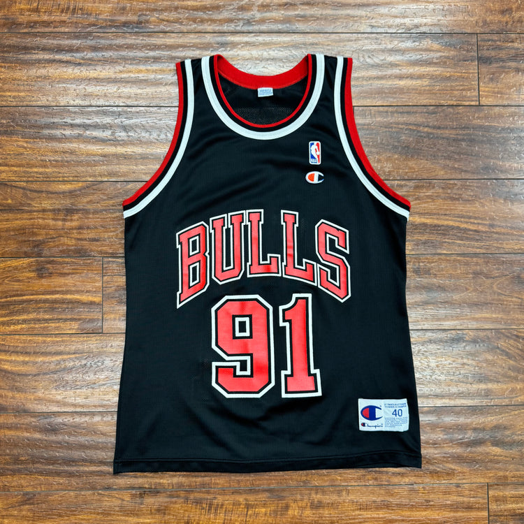 Champion 90’s Bulls Rodman Jersey Sz M