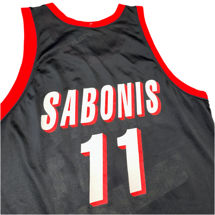 Champion Portland Trail Blazers Arvydas Sabonis Jersey Sz XL