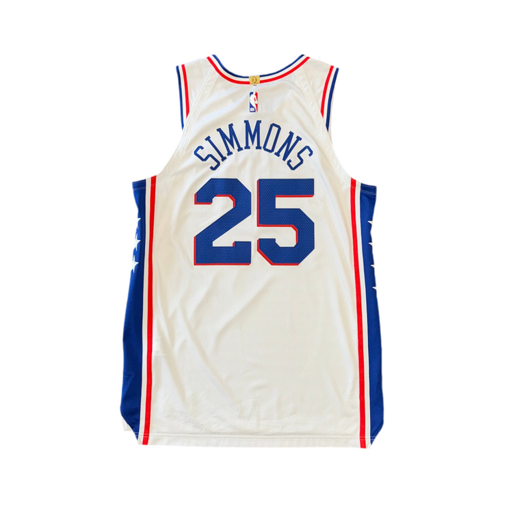 Nike Authentic Philadelphia 76ers Ben Simmons Jersey Sz L