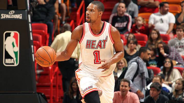 Adidas Hardwood Classics Miami Heat Chris Bosh Jersey Sz S