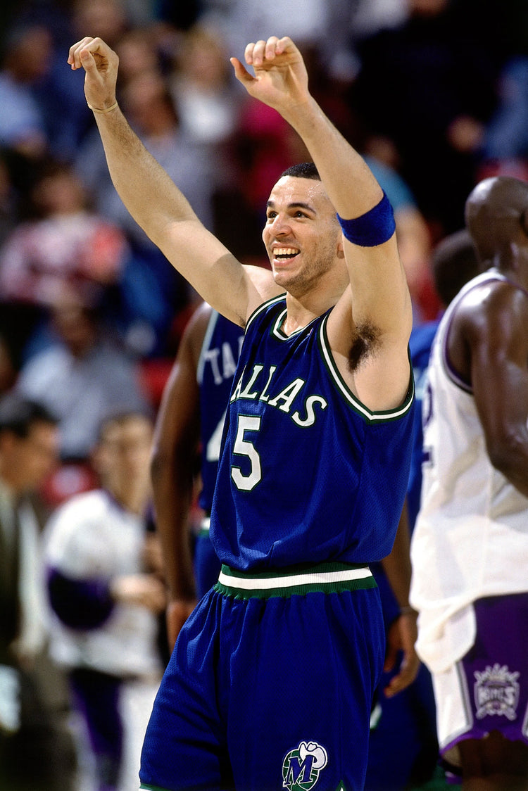 Champion 90’s Dallas Mavericks Jason Kidd Away Jersey Sz S