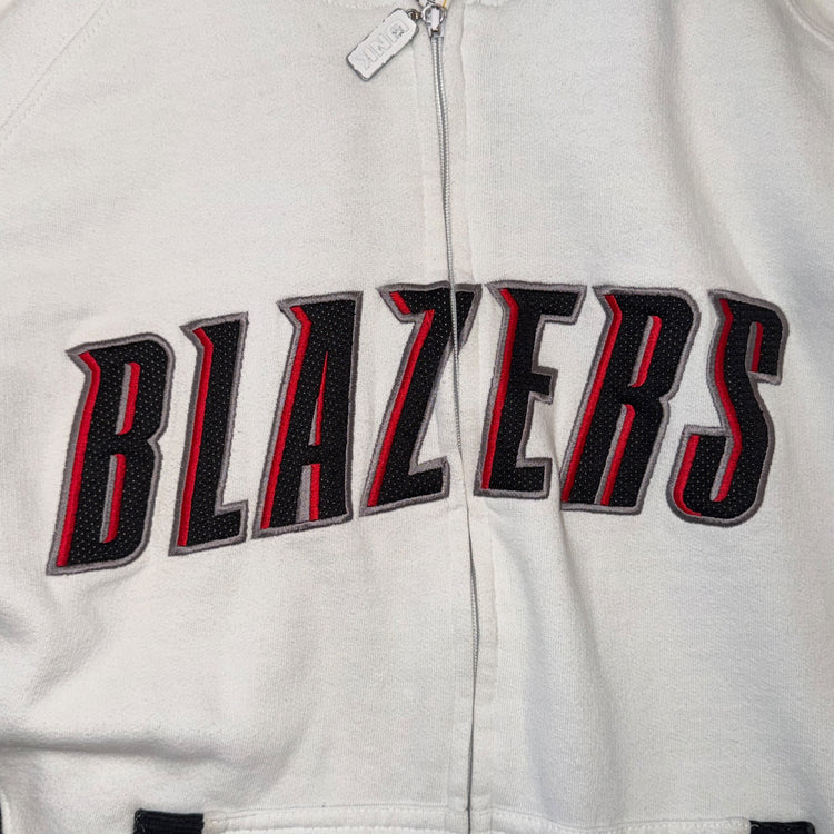 UNK Portland Trail Blazers Jacket White Sz M