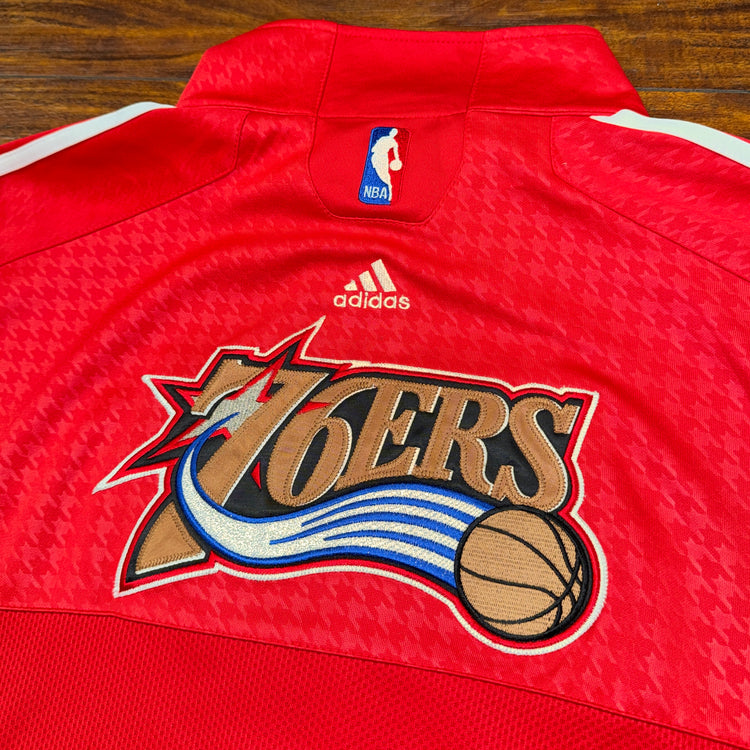 Adidas Philadelphia 76ers Zip-Up Sz L