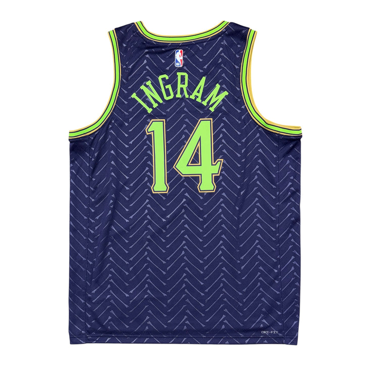 NWT Nike Swingman City Editon New Orleans Pelicans Brandon Ingram Jersey Sz XL