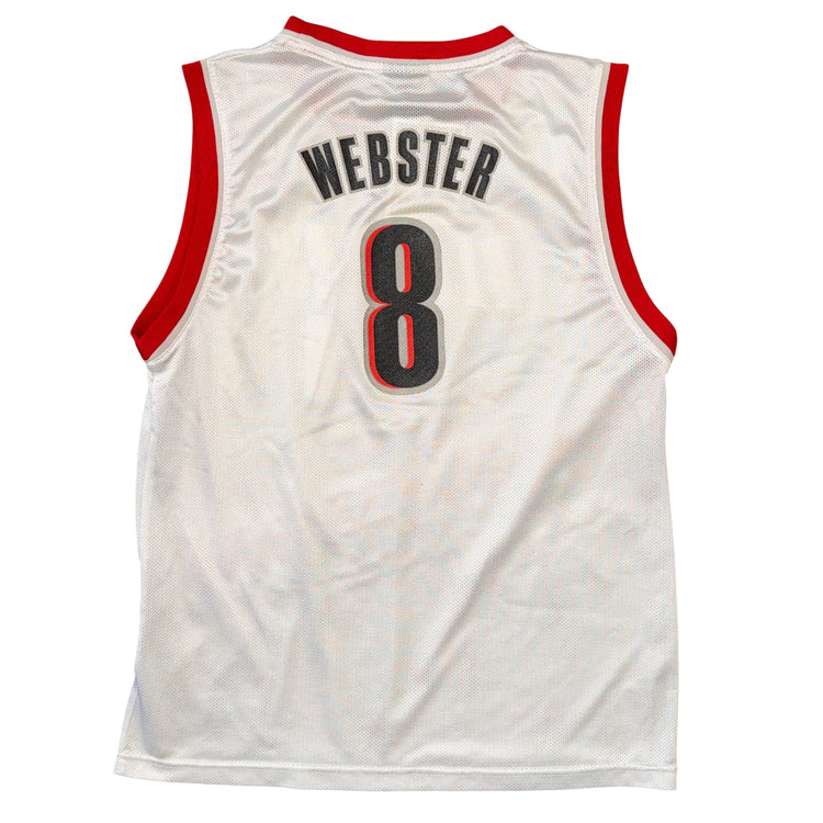 Reebok 00’s Portland Trail Blazers Martell Webster Home Jersey Sz YL