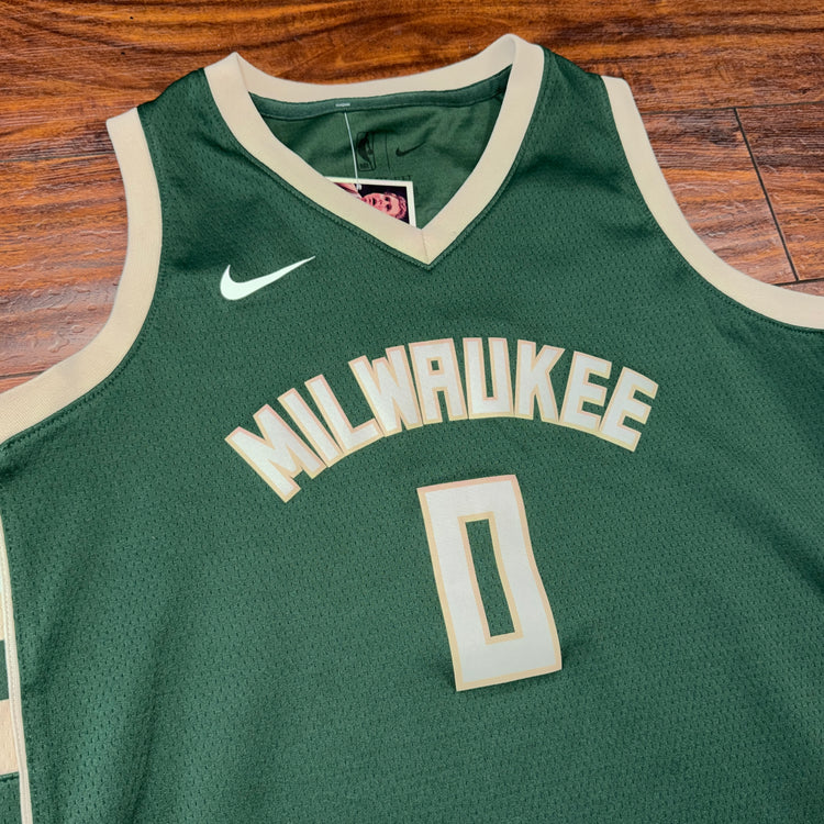 Nike Milwaukee Bucks Damian Lillard Jersey Sz YL