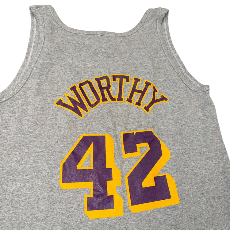 Starter 80's Los Angeles Lakers James Worthy Tank Sz XL