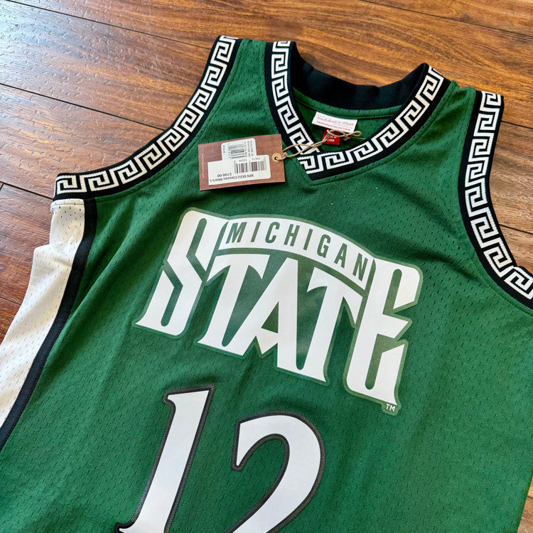 Mitchell & Ness Michigan State Mateen Cleaves Jersey Sz L