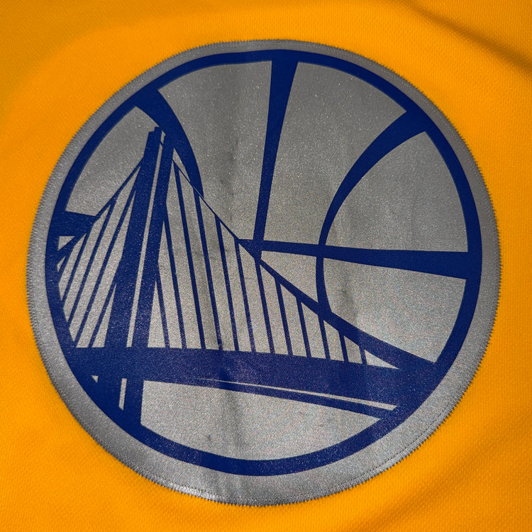 Adidas Golden State Warriors Stephen Curry 2013 Christmas Sleeved Jersey Sz M