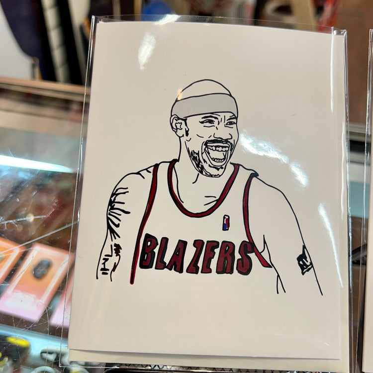 NBA Postcards by Artjaden