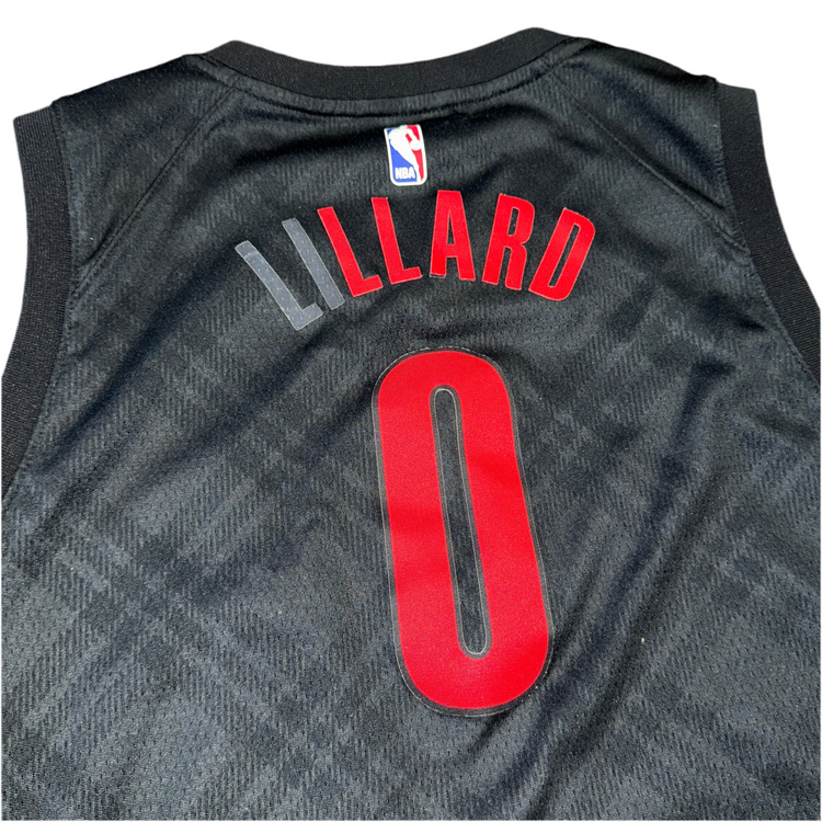 Nike Portland Trail Blazers Damian Lillard Rip City Jersey Sz YXL