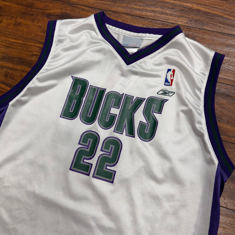 Reebok 2000’s Bucks Michael Redd Jersey YXL