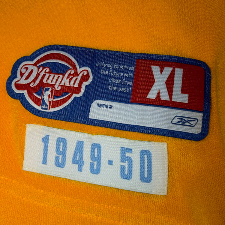 Reebok Los Angeles Lakers Shaq Towel Jersey Sz XL