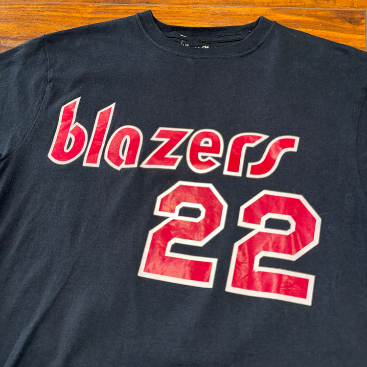 Mitchell & Ness Clyde Drexler Jersey Tee Sz S