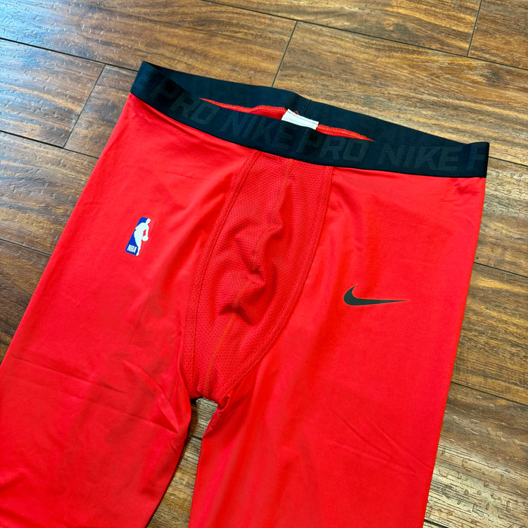 Nike Pro Hyperstrong NBA 3/4 Padded Tights Red Multiple Sizes