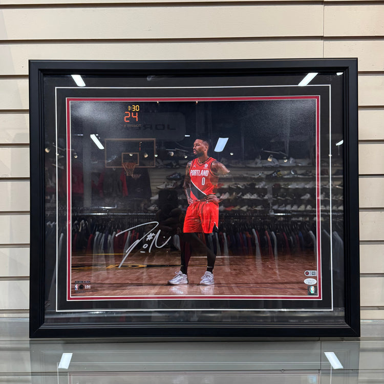 Beckett Authentic Damian Lillard Autographed Framed Photo