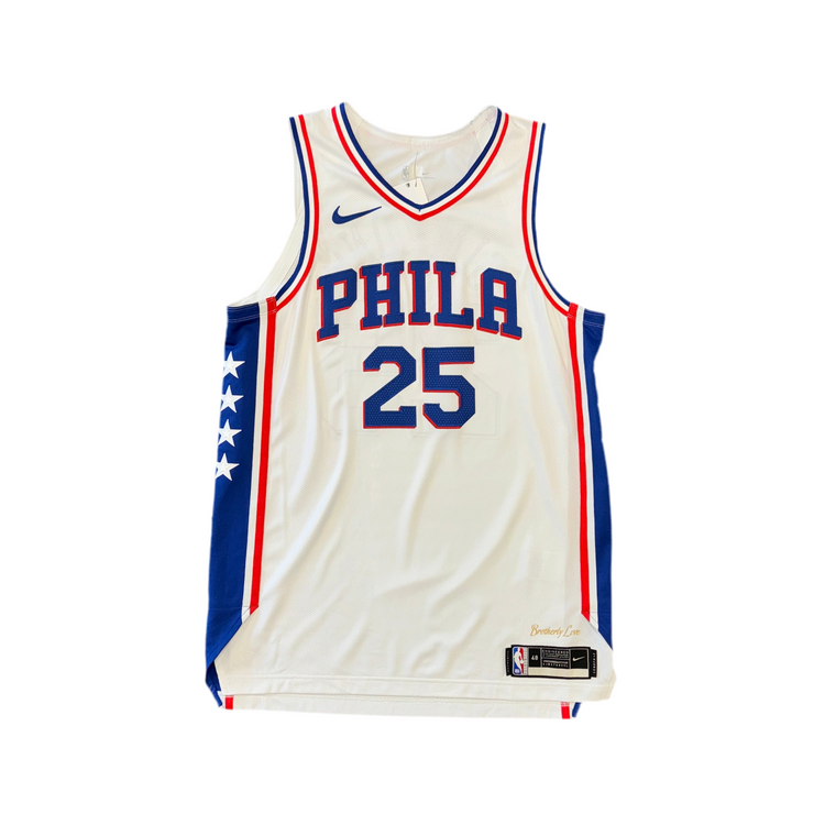 Nike Authentic Philadelphia 76ers Ben Simmons Jersey Sz L