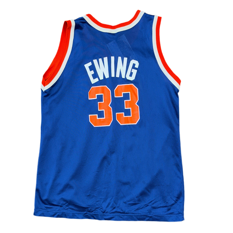 Champion New York Knicks Patrick Ewing Jersey Sz YL