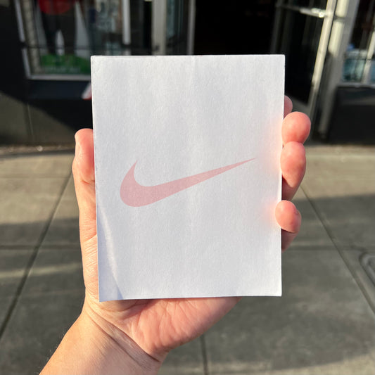 Vintage Nike Logo Notepad