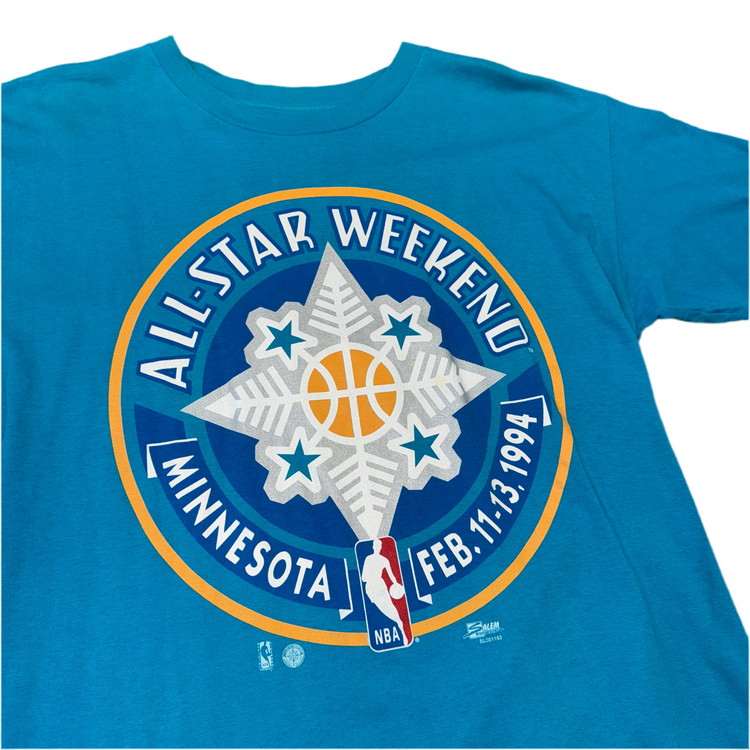Salem Sportswesr 1994 Minnesota NBA All Star Tee Sz L