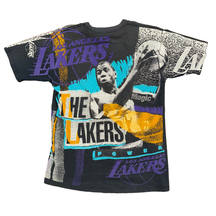 Magic Johnson T’s Los Angeles Lakers Magic Johnson AOP Tee Sz L