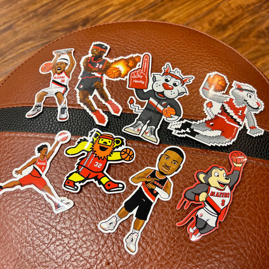 NBA Stickers by Eli Werthamer