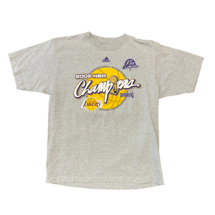 Adidas 09 Los Angeles Lakers Champs Tee Sz M