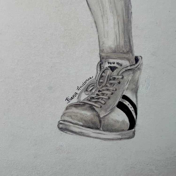 Original “Ralph Sampson” Art Piece by Diana Anderson