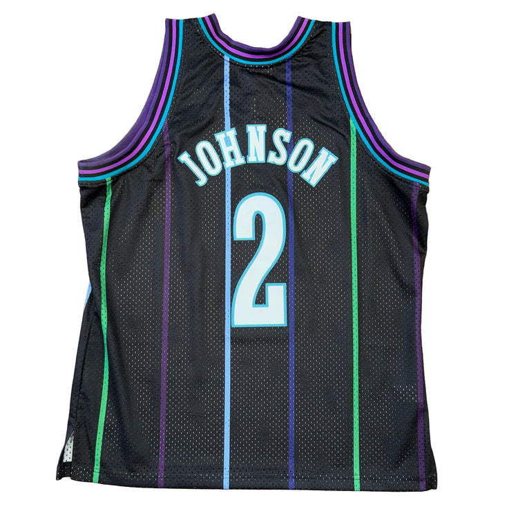 Mitchell & Ness Charlotte Hornets Larry Johnson Jersey Sz XL