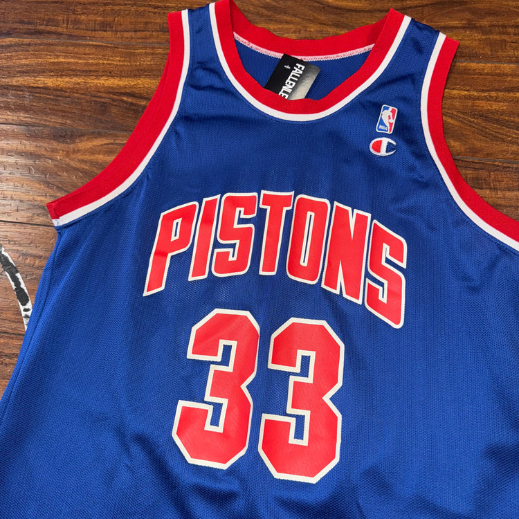 Champion Detroit Pistons Grant Hill Jersey Sz XL